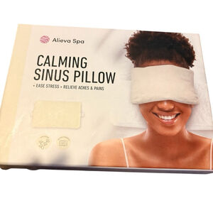 Alieva Spa Calming Sinus Pillow One Size Butter Cream NIB